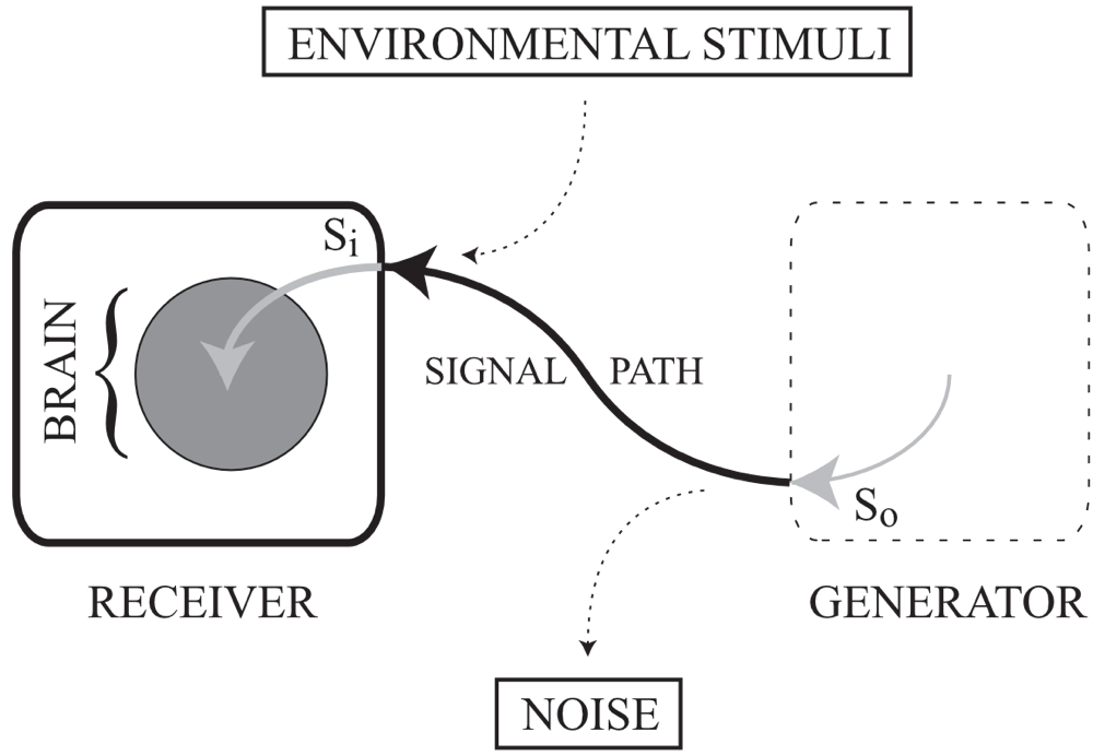 When it comes to the overall conveyance of information, the process of reception profiles the receiver and the absorption of the information.